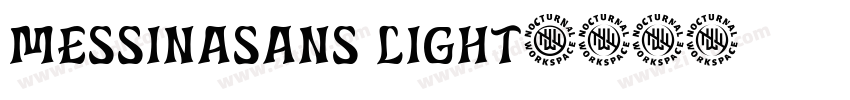 Messinasans light字体转换